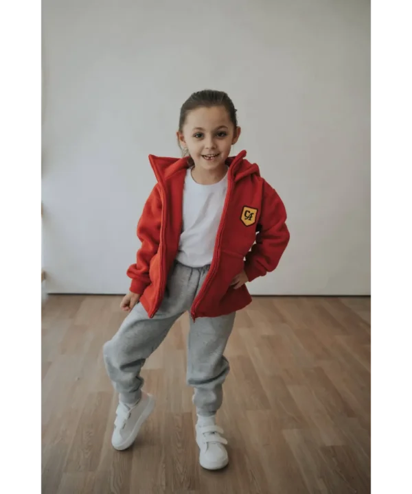 CAMPERA POLAR ROJA