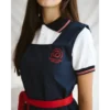 JUMPER COLOR AZUL CON BORDADO