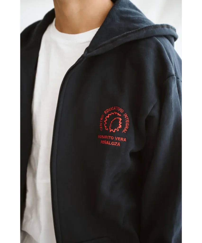 CAMPERA CANGURO AZUL MARINO