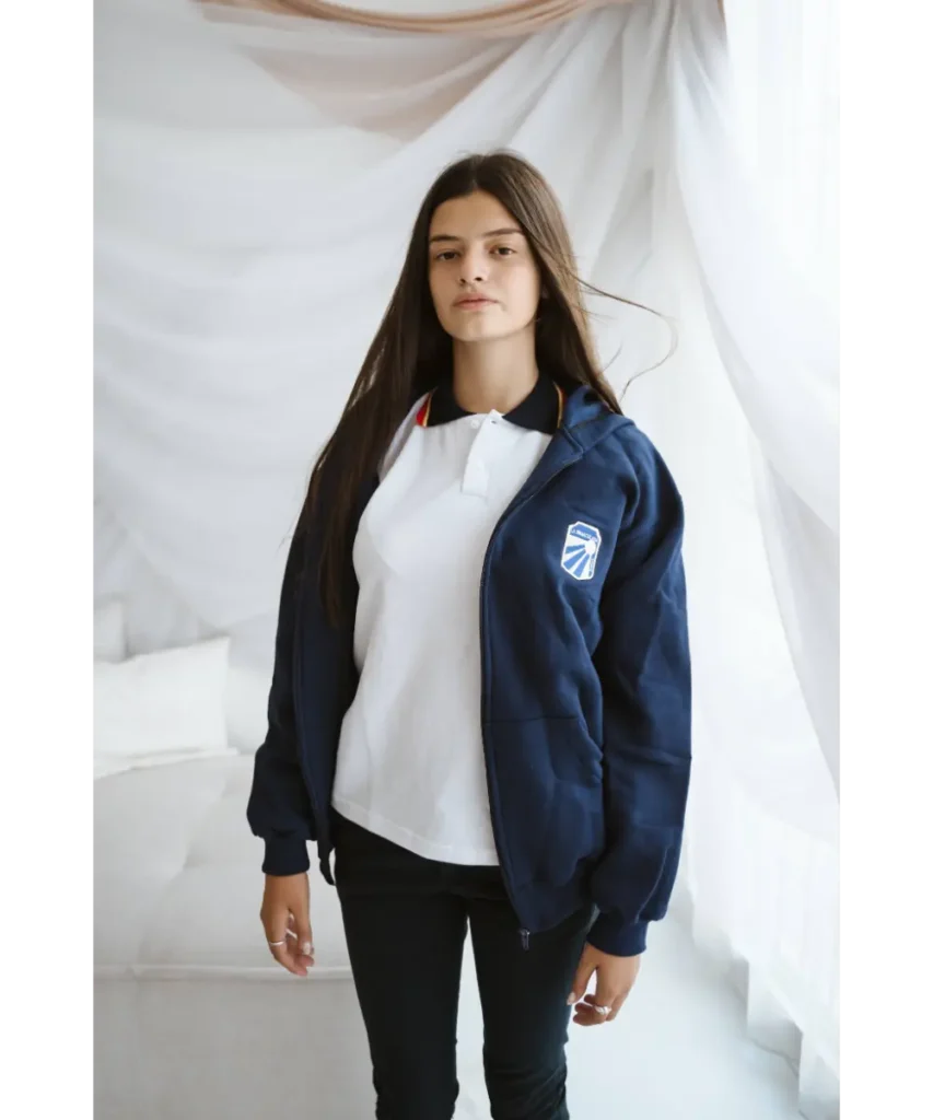 CAMPERA CANGURO AZUL MARINO