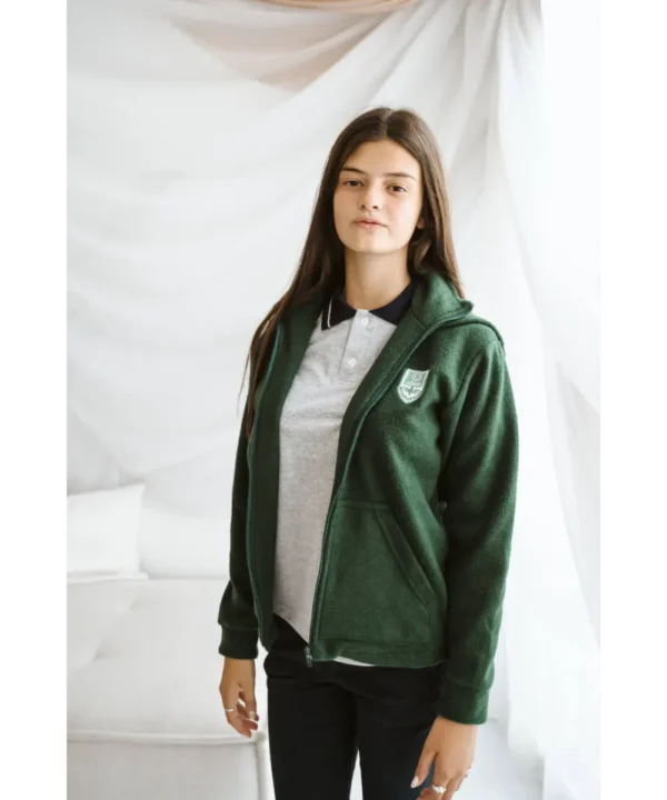 CAMPERA POLAR VERDE