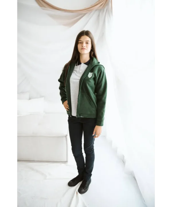 CAMPERA POLAR VERDE