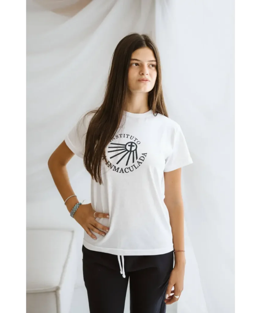 Remera blanca de jersey