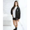 POLLERA SHORT NEGRA DE GABARDINA