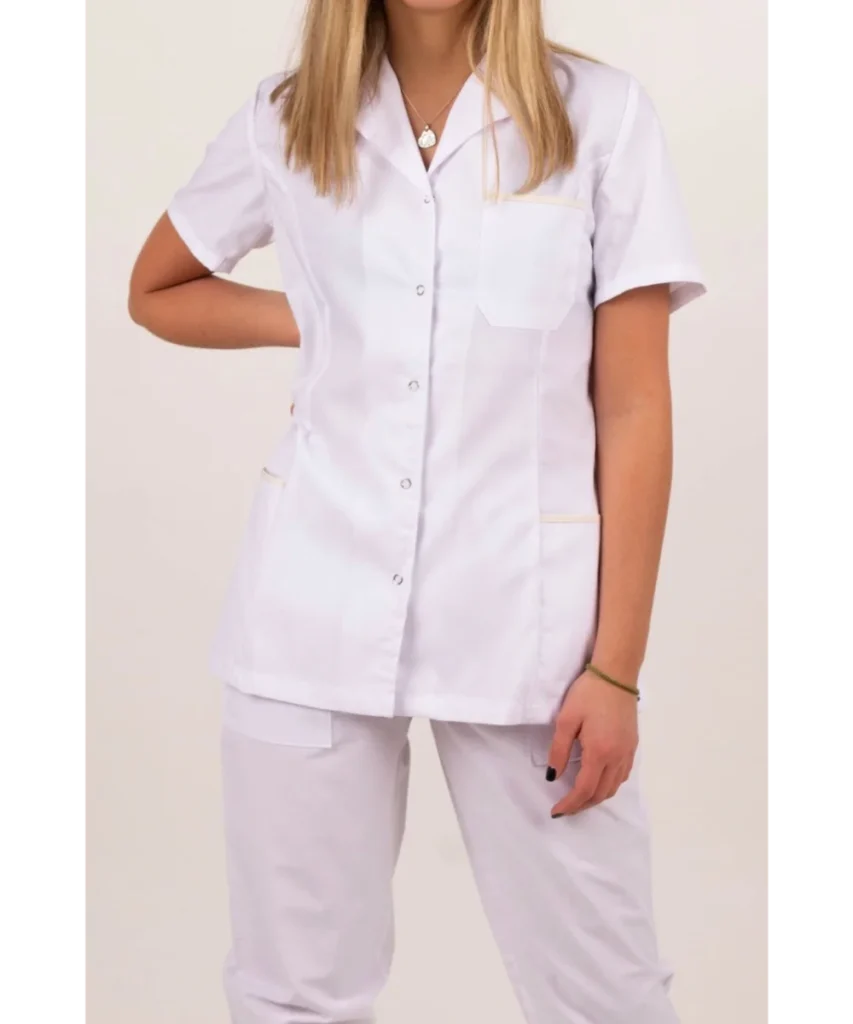 CHAQUETA DAMA ENTALLADA CON BROCHES ACROCEL DE INTA