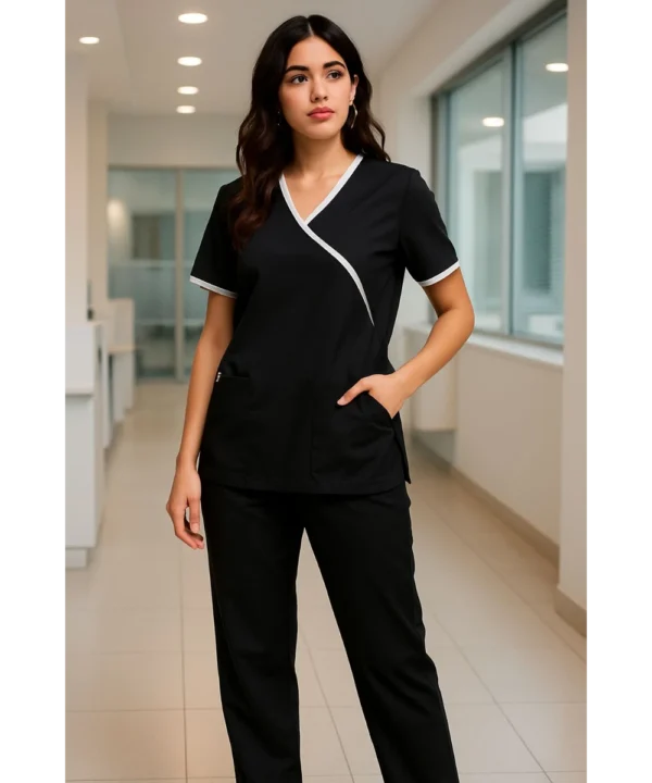 AMBO NEGRO DE MICROFIBRA CON SPANDEX