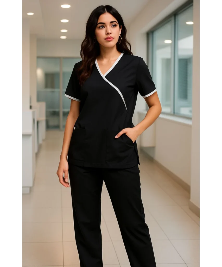 AMBO NEGRO DE MICROFIBRA CON SPANDEX