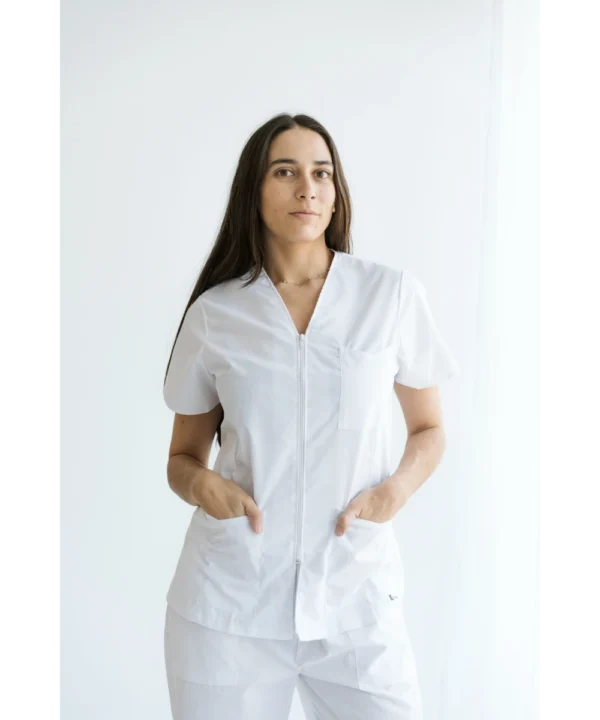 CHAQUETILLA LISA DE DAMA CON CIERRE