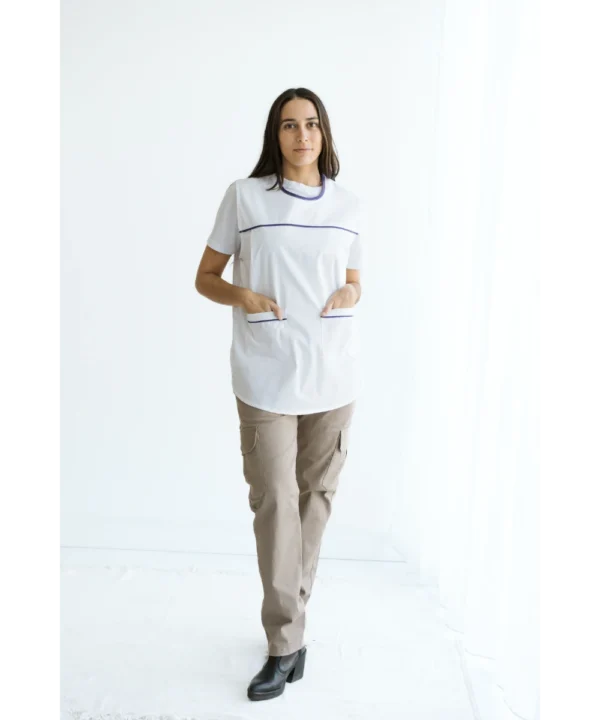 PONCHO LISO DE ACROCEL CON VIVOS DE COLORES