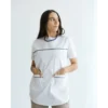 PONCHO LISO DE ACROCEL CON VIVOS DE COLORES