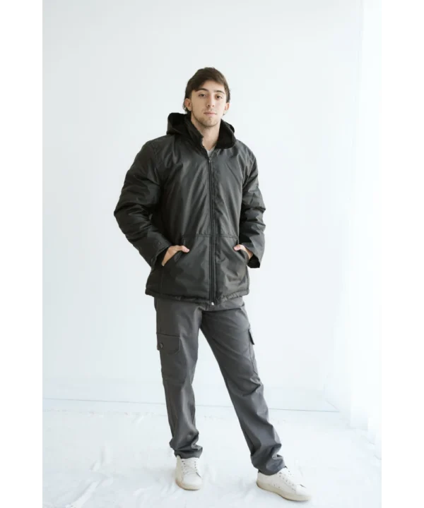 CAMPERA DE TRUKER FORRADO CON POLAR